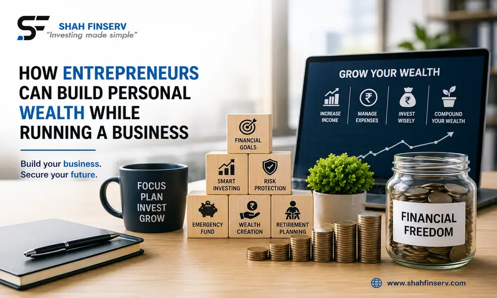 Financial planning for entrepreneurs to build personal wealth through goal-based financial planning and portfolio diversification